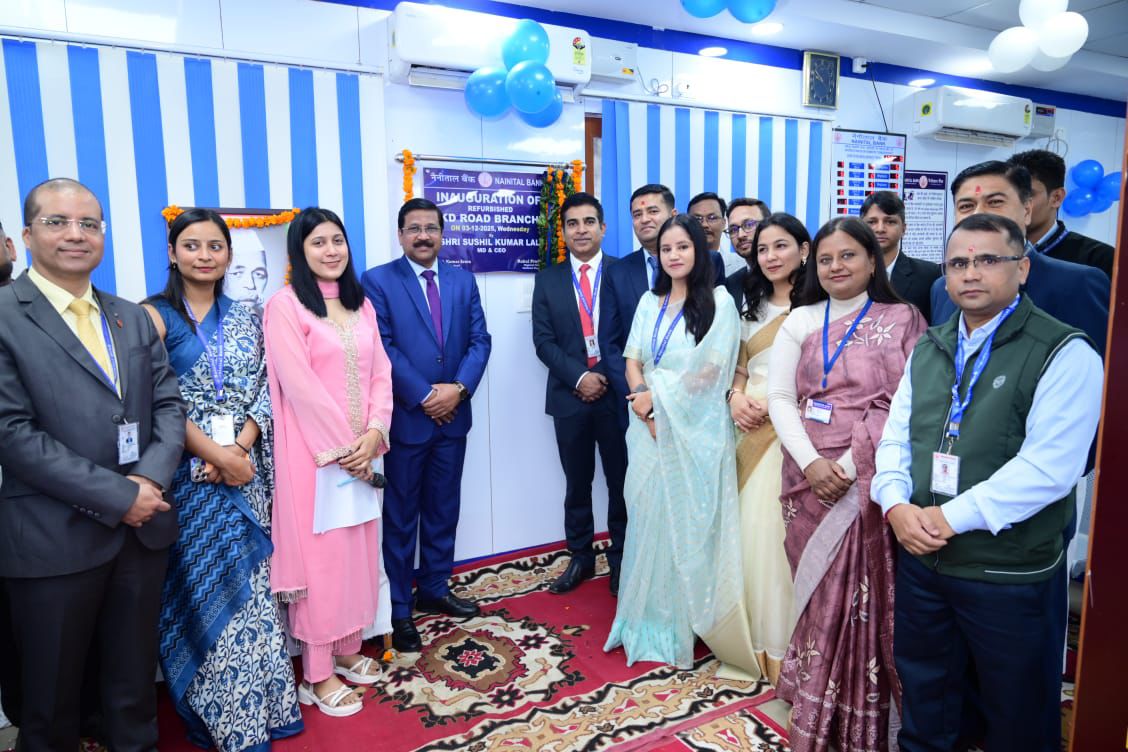 Nainital Bank inaugurates its refurbished KD Road Haldwani