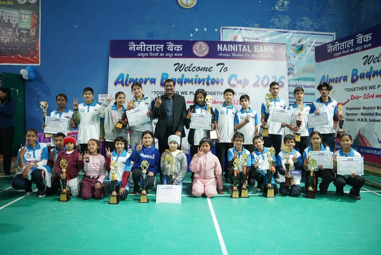 Almora Badminton Tournament (Under-13 and Under-17), sponsored by Nainital Bank,