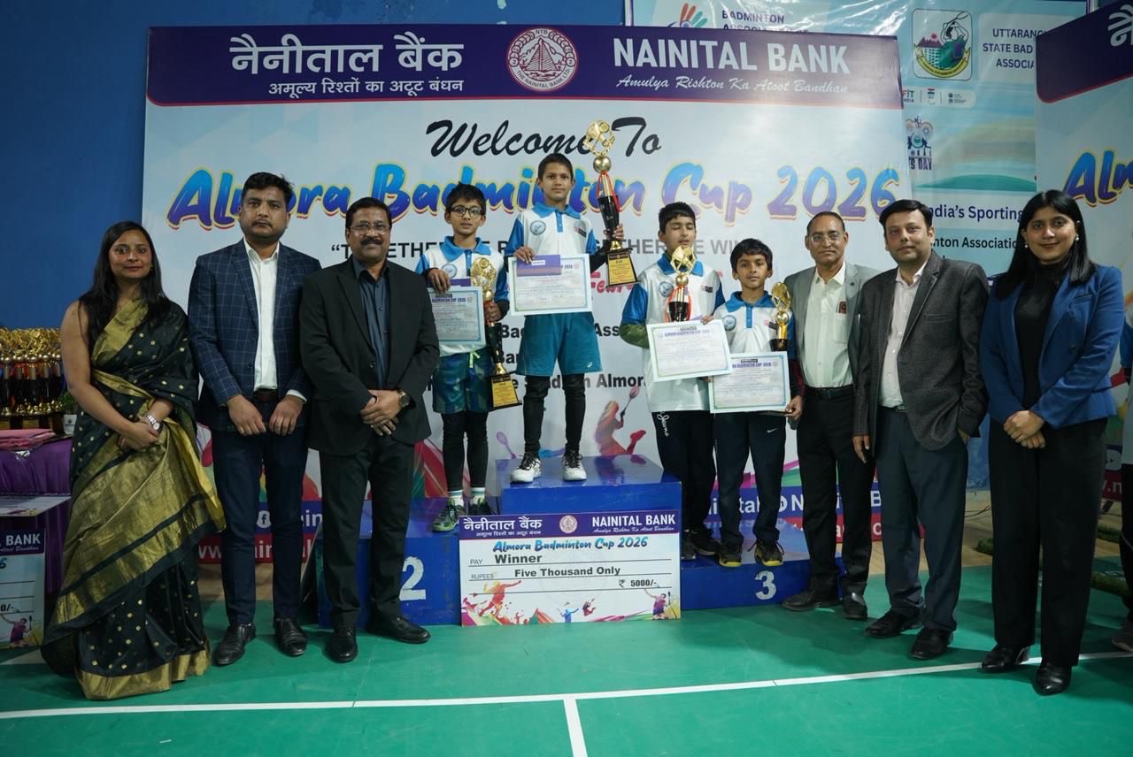 Almora Badminton Tournament (Under-13 and Under-17), sponsored by Nainital Bank,