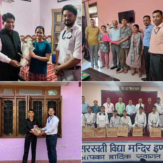 Uttarakhand Board Toppers felicitated by Nainital Bank