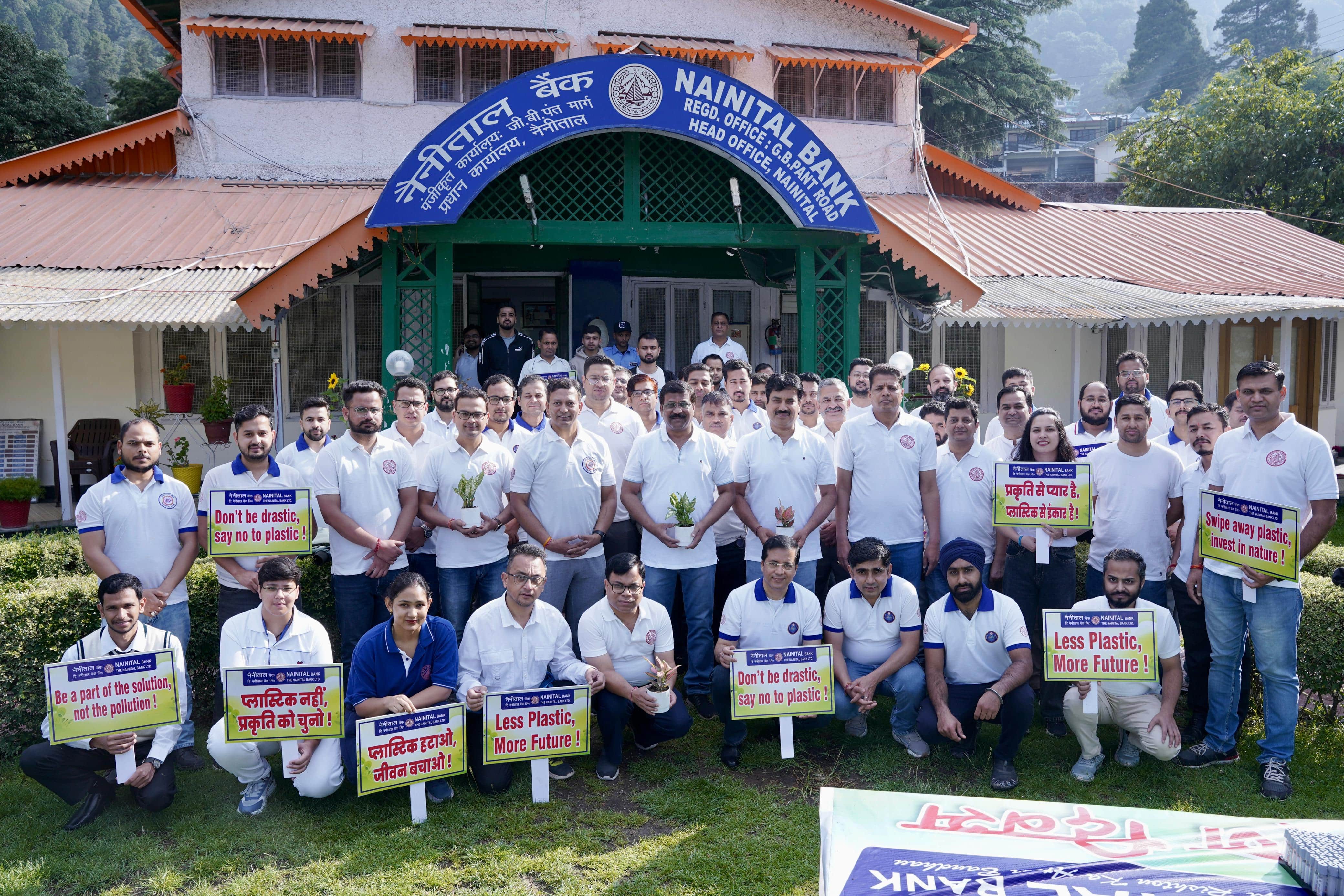 Nainital Bank organized free health camp,Yoga session and other activities on the occasion of International Yoga Day.