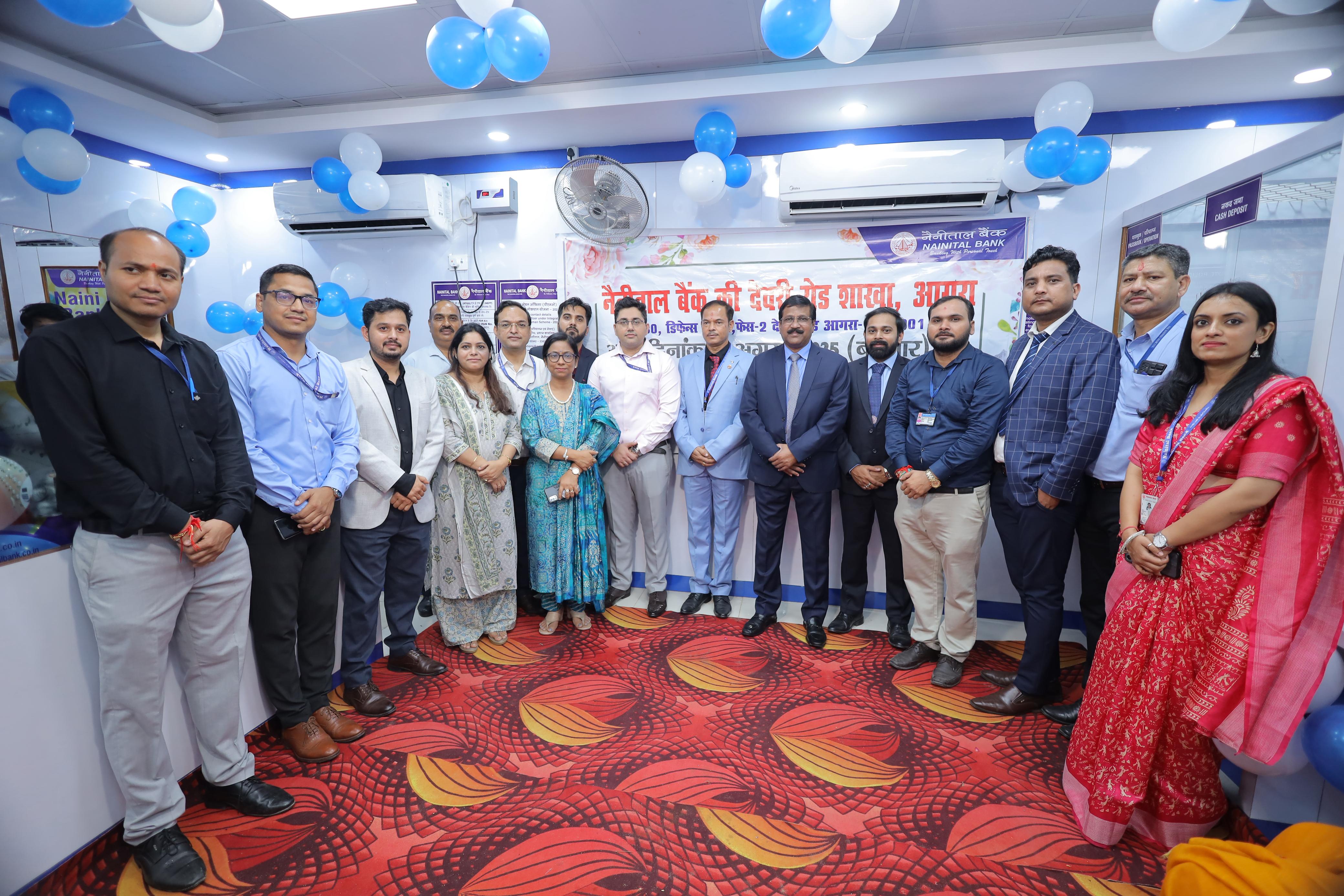 OPENING OF BANK'S BRANCH AT DEORI ROAD,AGRA.