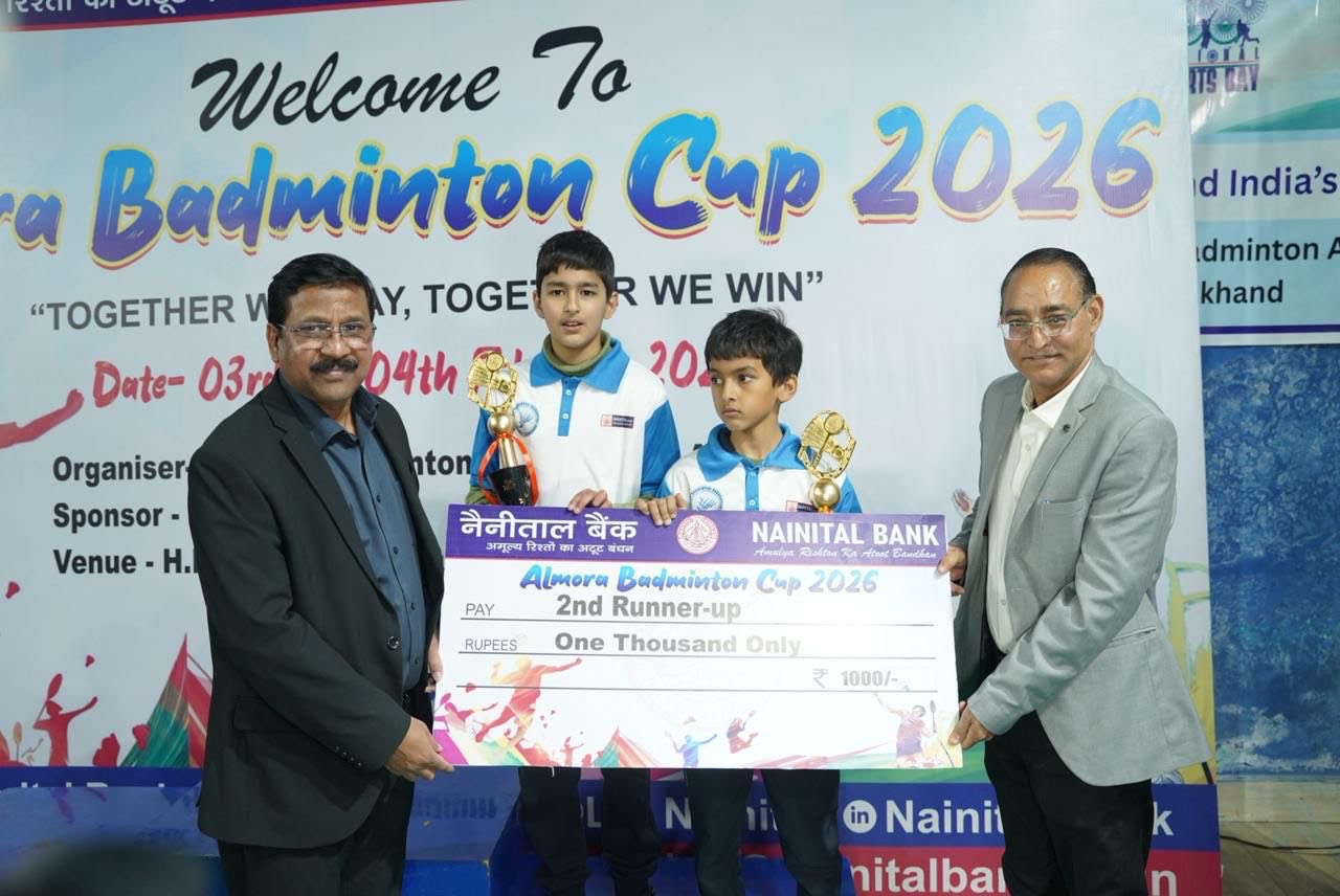 Almora Badminton Tournament (Under-13 and Under-17), sponsored by Nainital Bank,