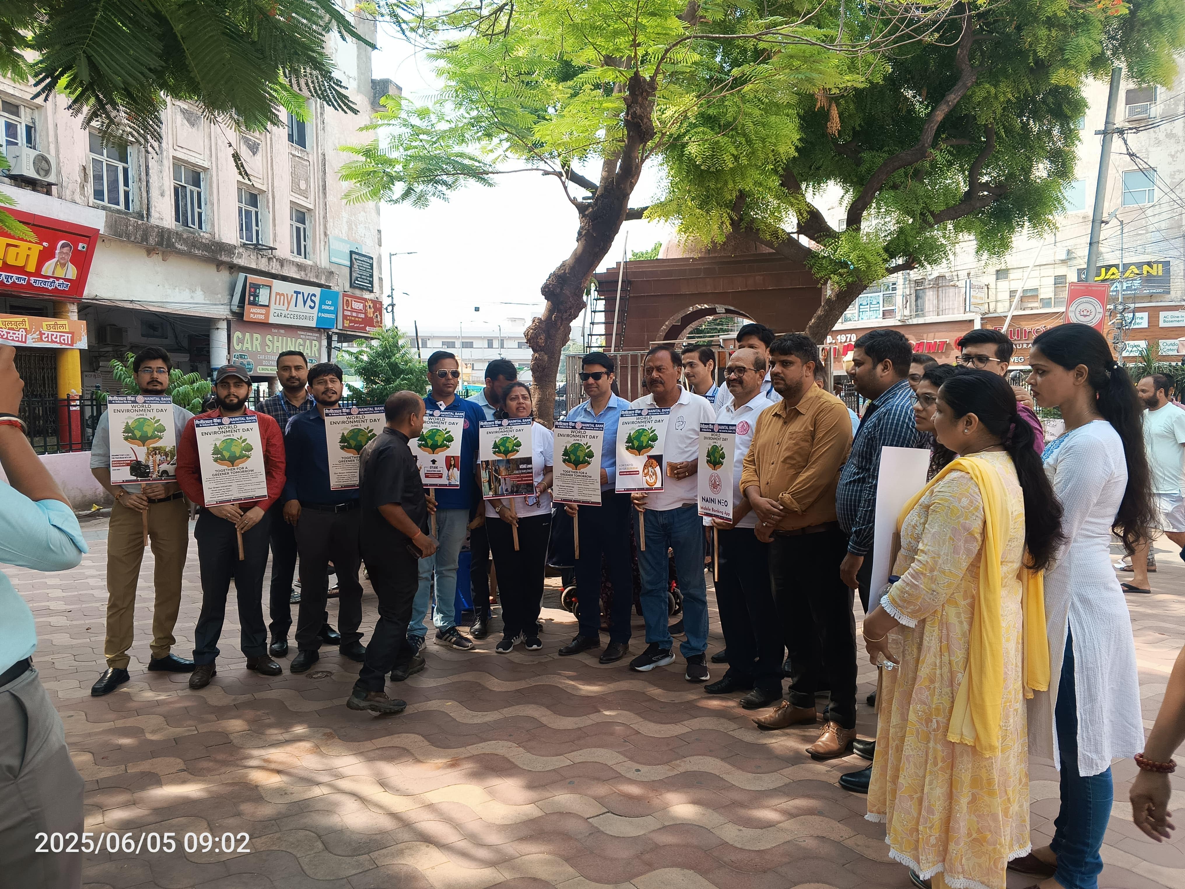 Nainital Bank organized free health camp,Yoga session and other activities on the occasion of International Yoga Day.