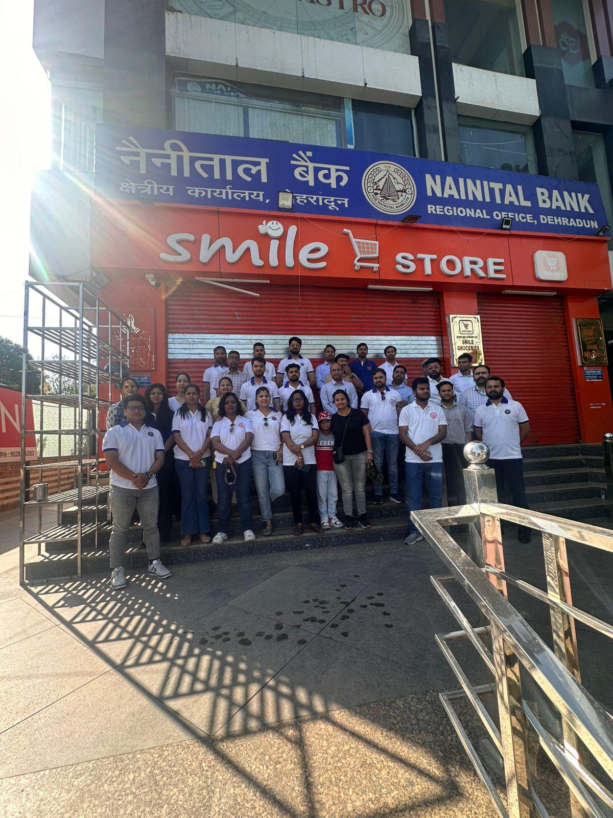 Nainital Bank organized free health camp,Yoga session and other activities on the occasion of International Yoga Day.
