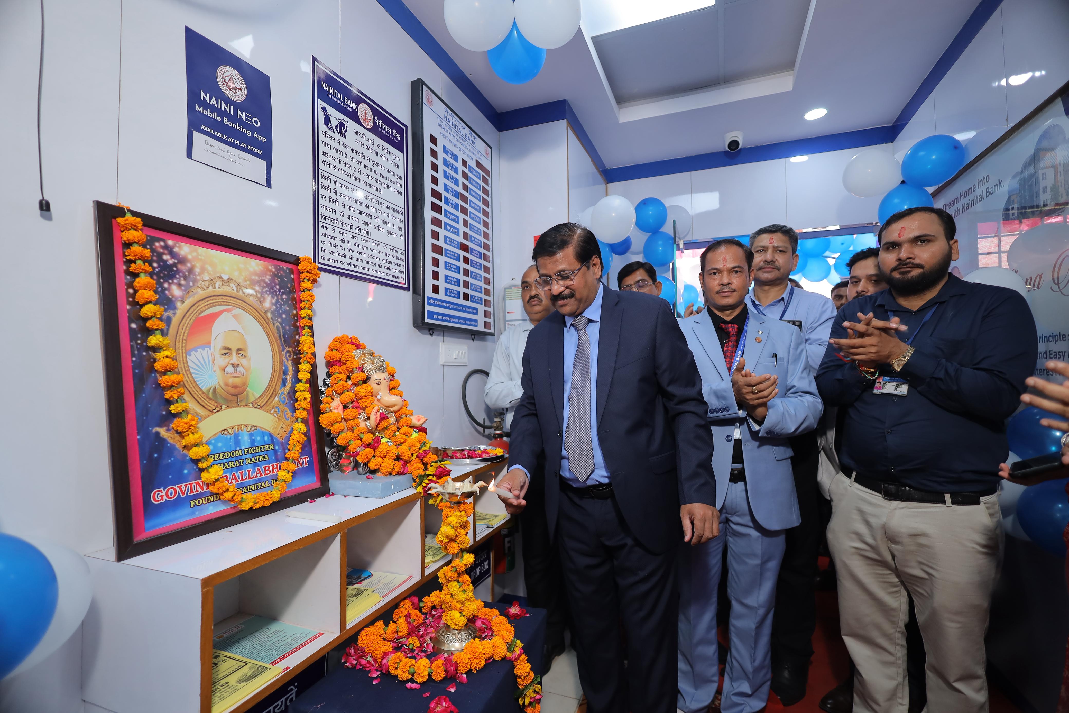 OPENING OF BANK'S BRANCH AT DEORI ROAD,AGRA.