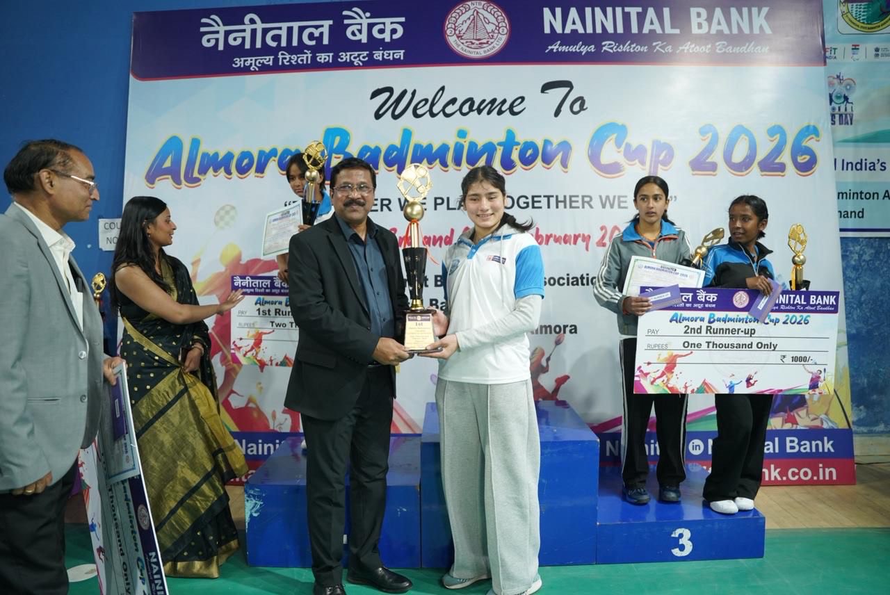 Almora Badminton Tournament (Under-13 and Under-17), sponsored by Nainital Bank,