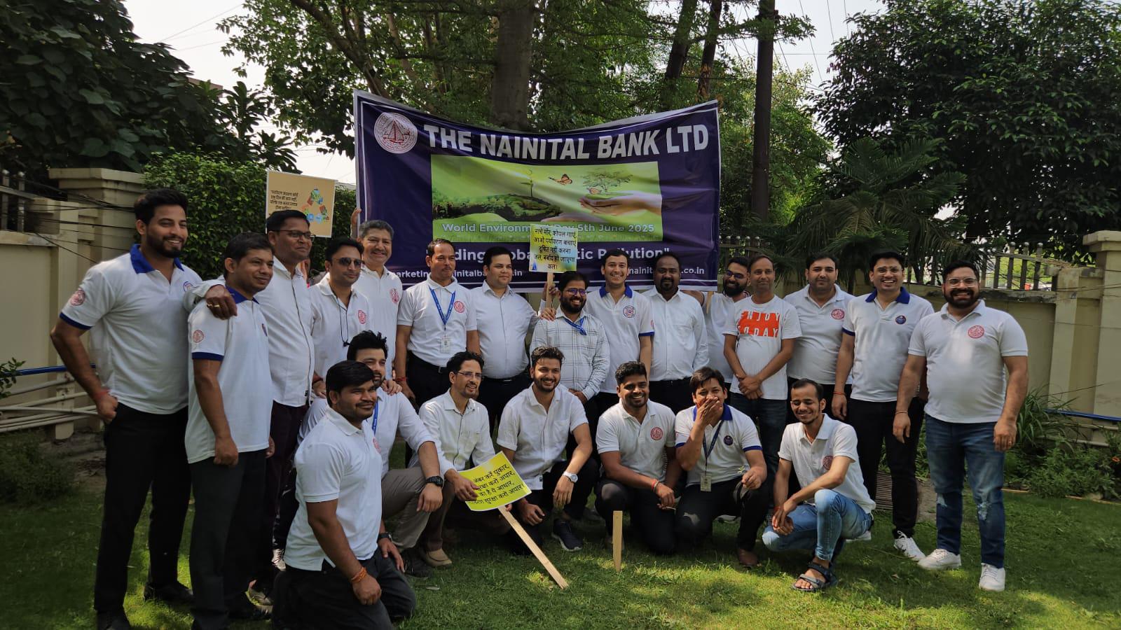 Nainital Bank organized free health camp,Yoga session and other activities on the occasion of International Yoga Day.