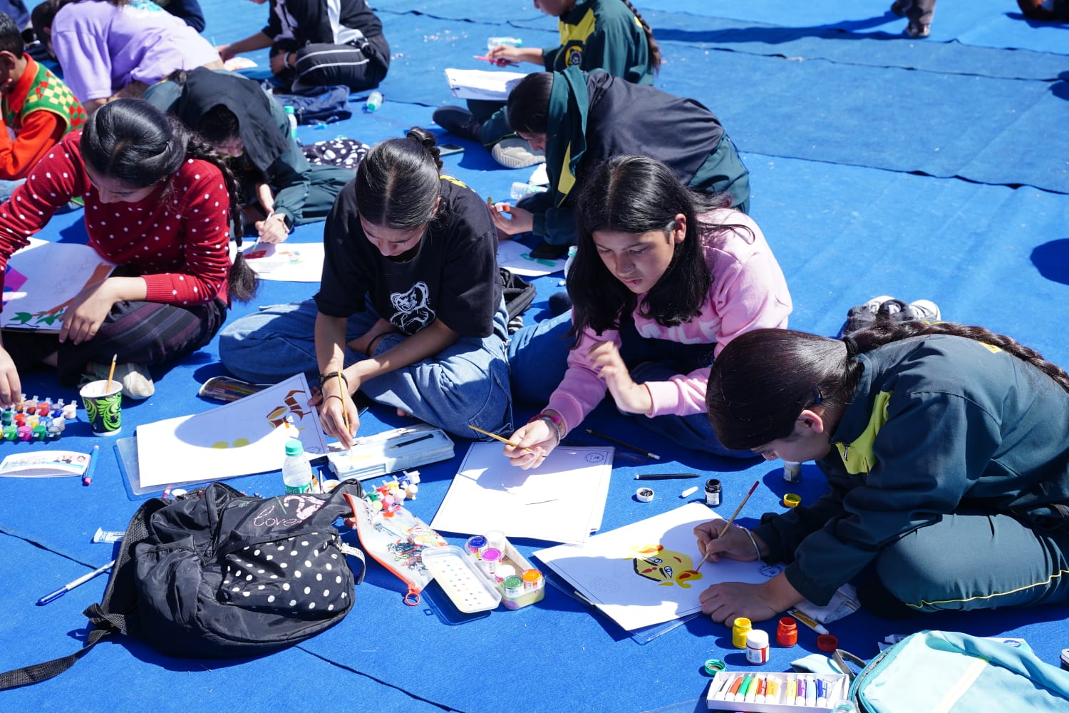 Painting competition sponsored by Nainital bank