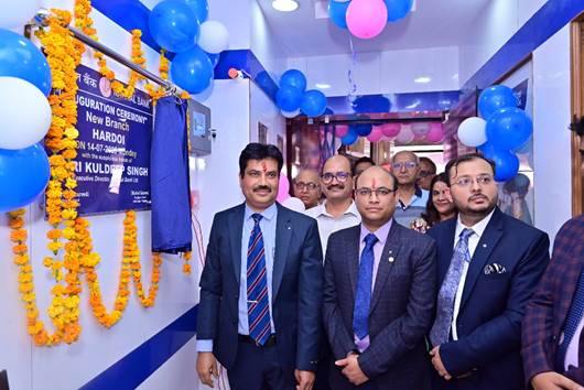OPENING OF BANK'S BRANCH AT HARDOI