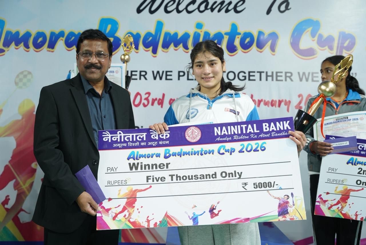 Almora Badminton Tournament (Under-13 and Under-17), sponsored by Nainital Bank,