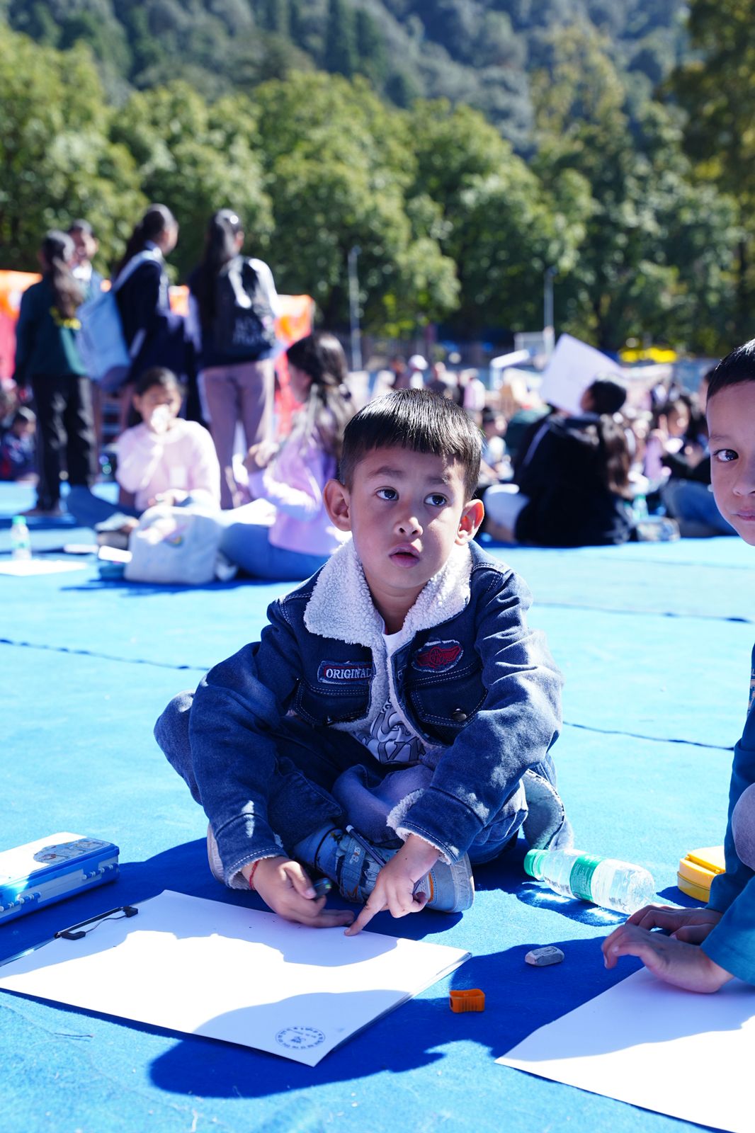 Painting competition sponsored by Nainital bank