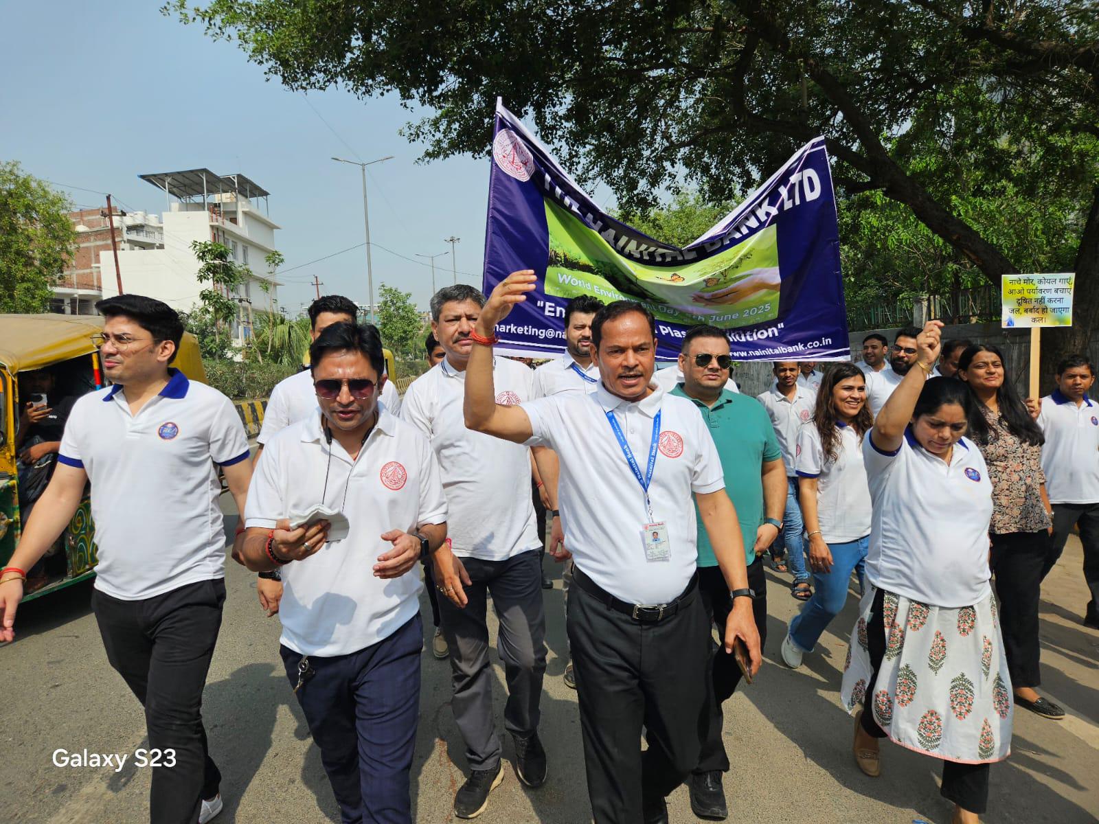 Nainital Bank organized free health camp,Yoga session and other activities on the occasion of International Yoga Day.